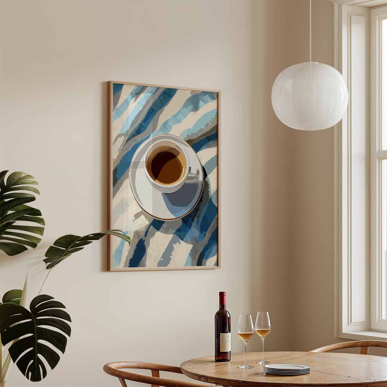 Koffie Ontbijt Poster-WallArtistic