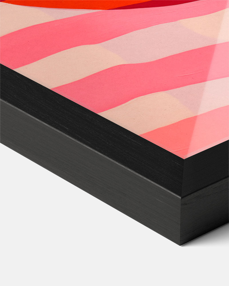 Retro Stijl Gebakken Ei Poster-WallArtistic