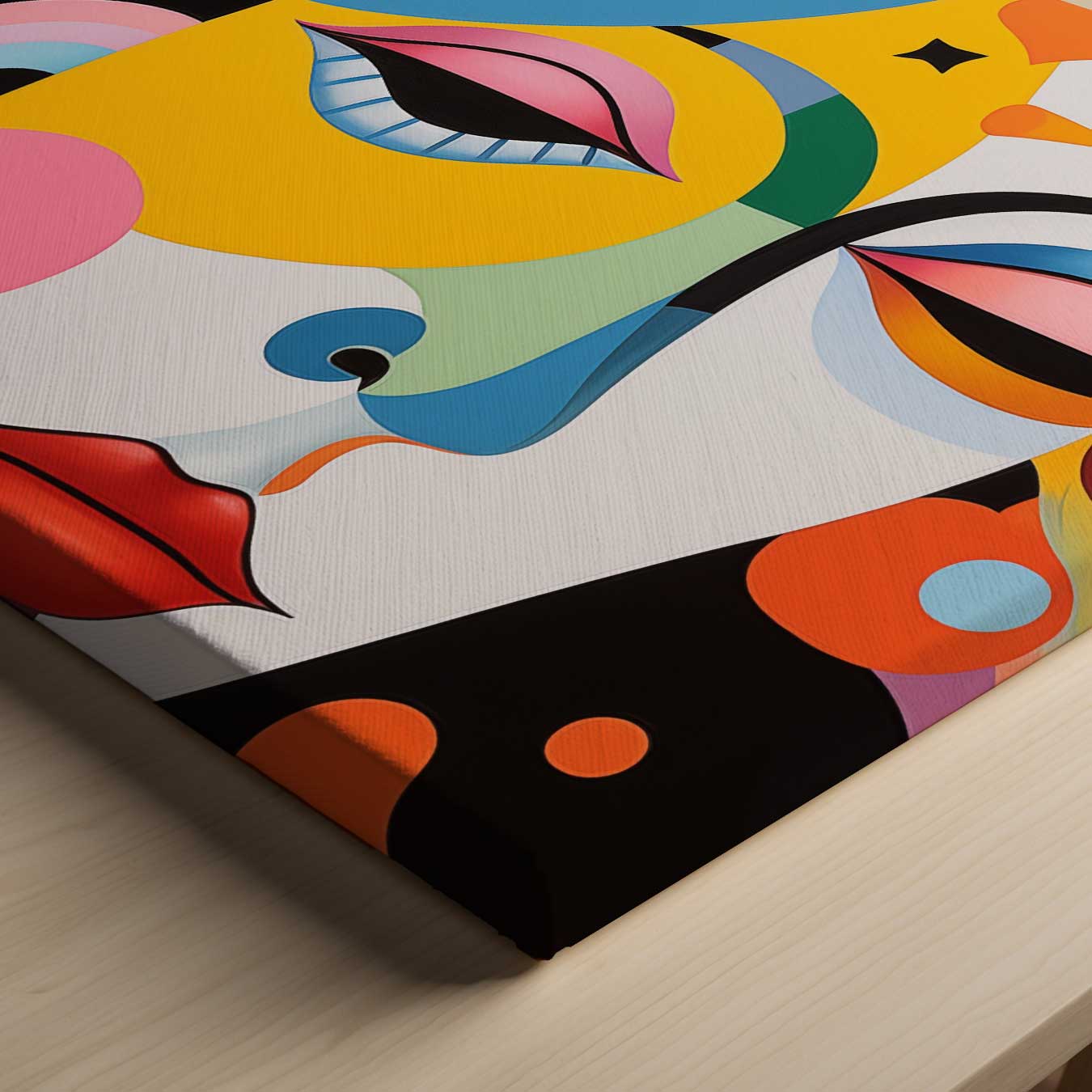 Kleurrijke Dromen Kunstwerk-canvas-dibond-plexiglas-wanddecoratie-WallArtistic