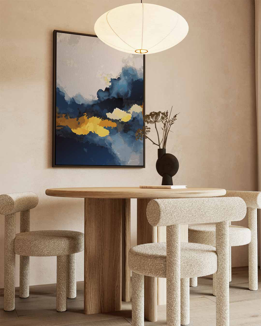 Stormachtige Dageraad Kunstwerk-canvas-dibond-plexiglas-wanddecoratie-WallArtistic