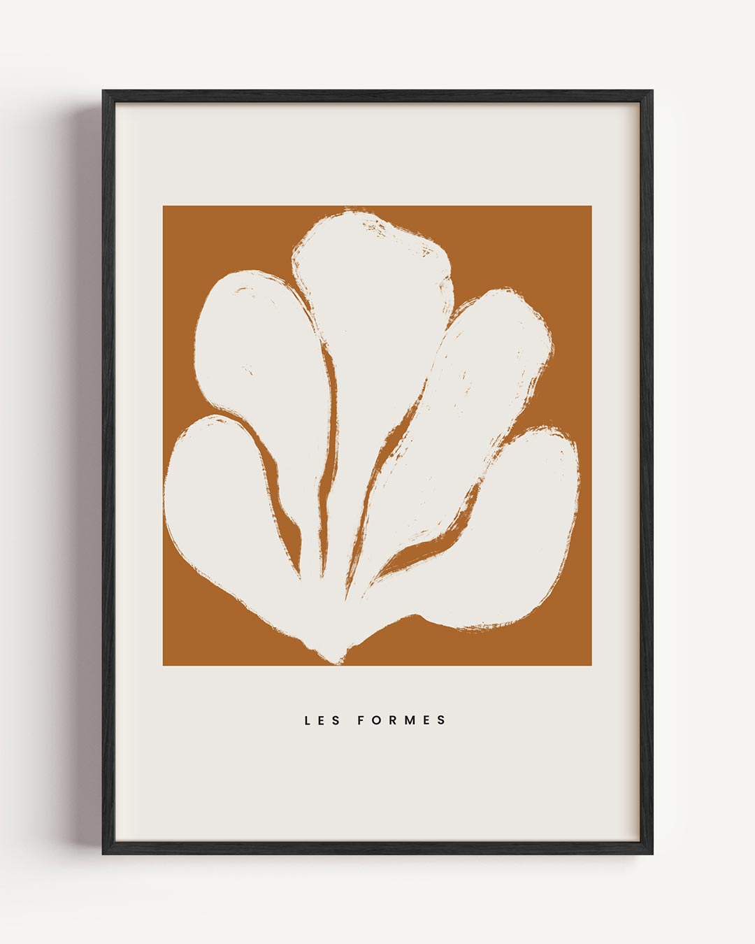 Abstracte Bloemvormen Poster-WallArtistic