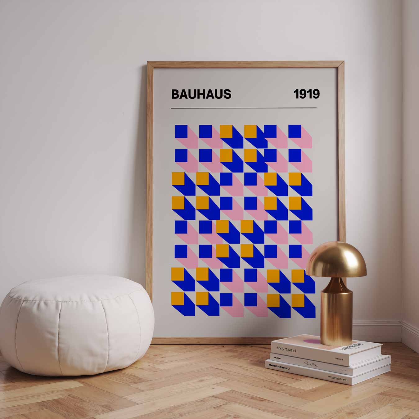 Bauhaus Retro Stijl Poster-WallArtistic