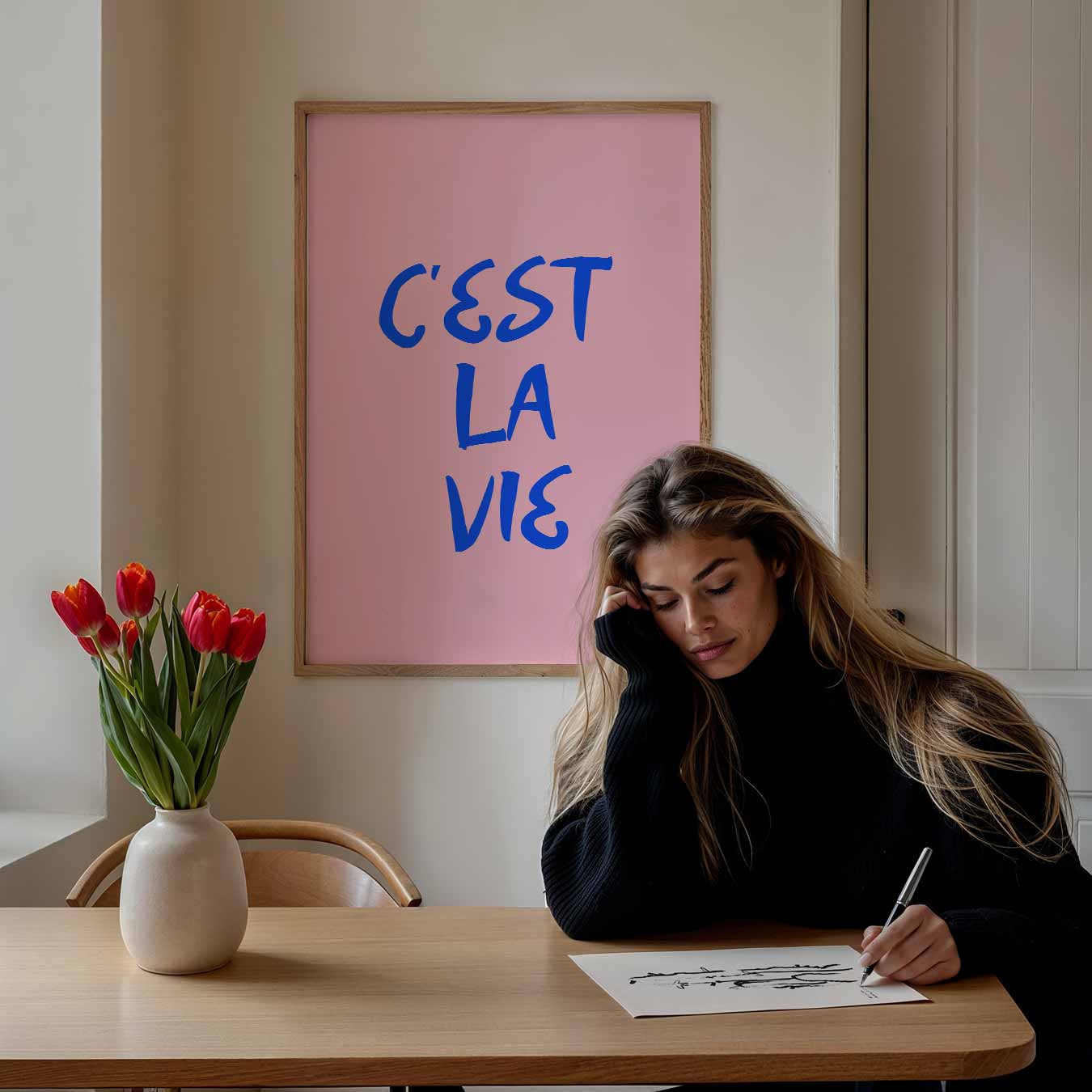 C'est La Vie Poster