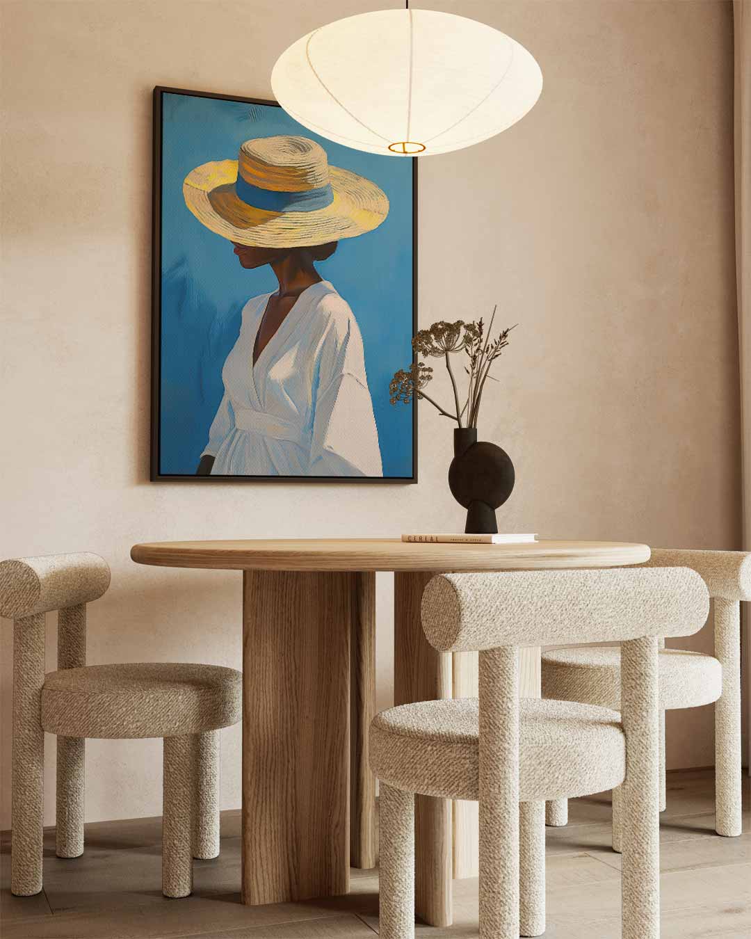 Zomer Glimlach Kunstwerk-canvas-dibond-plexiglas-wanddecoratie-WallArtistic