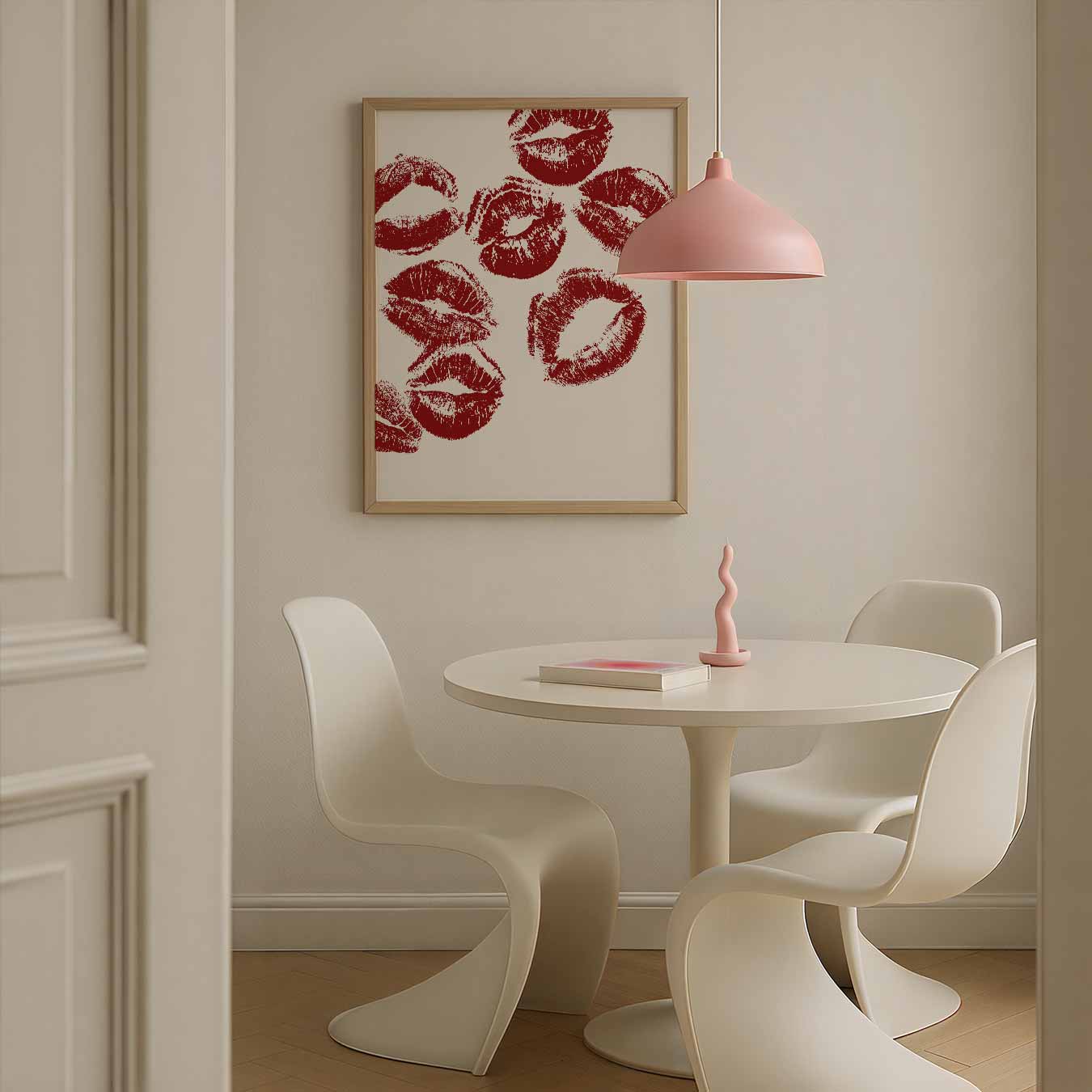 Lippenstiftkusjes Poster