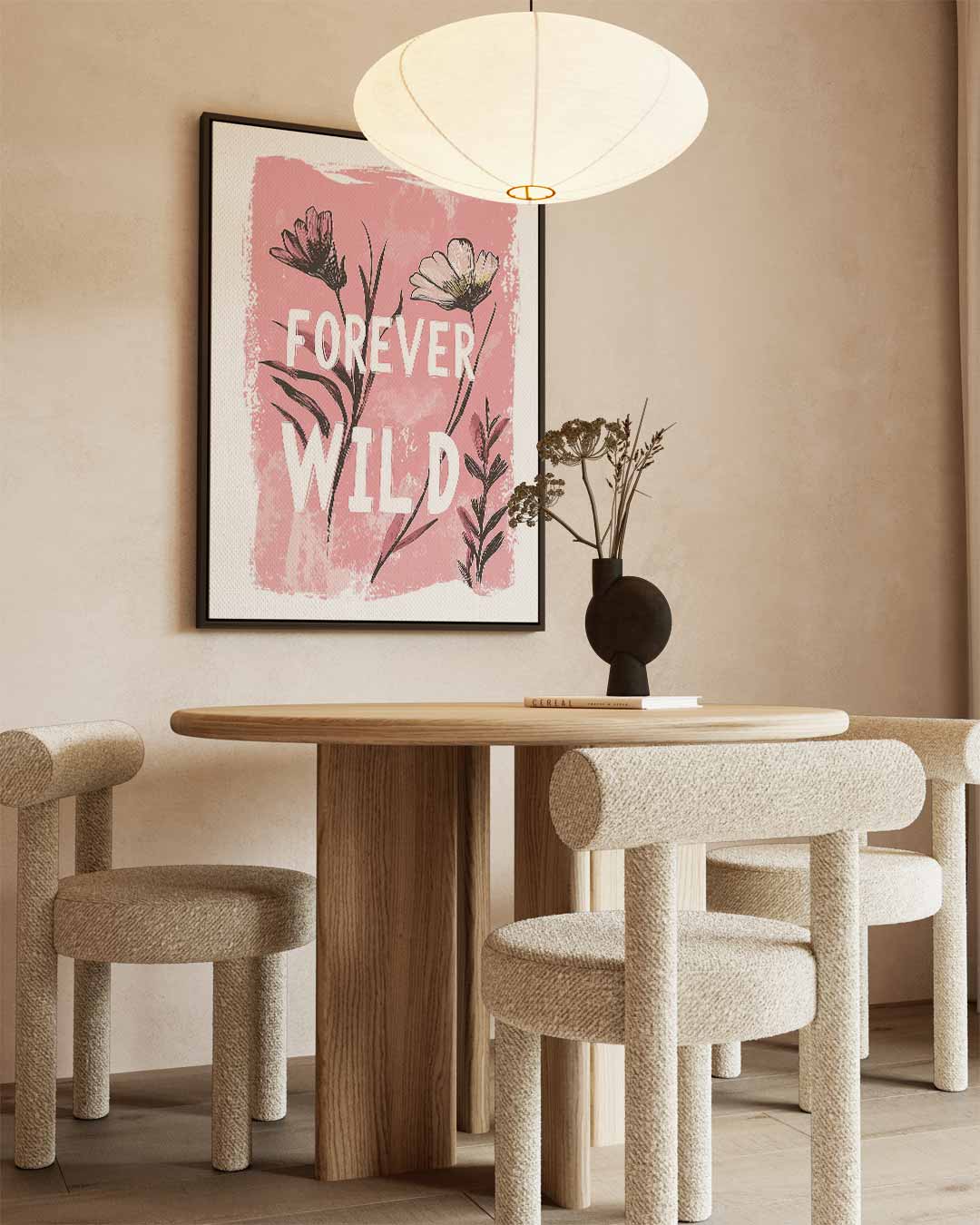 Forever Wild Bloemenkunst Kunstwerk-canvas-dibond-plexiglas-wanddecoratie-WallArtistic