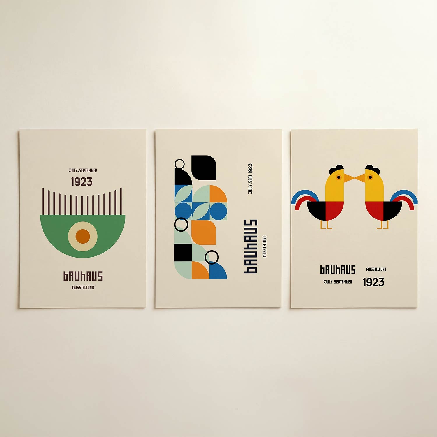 Vorm en lijnen Posterset