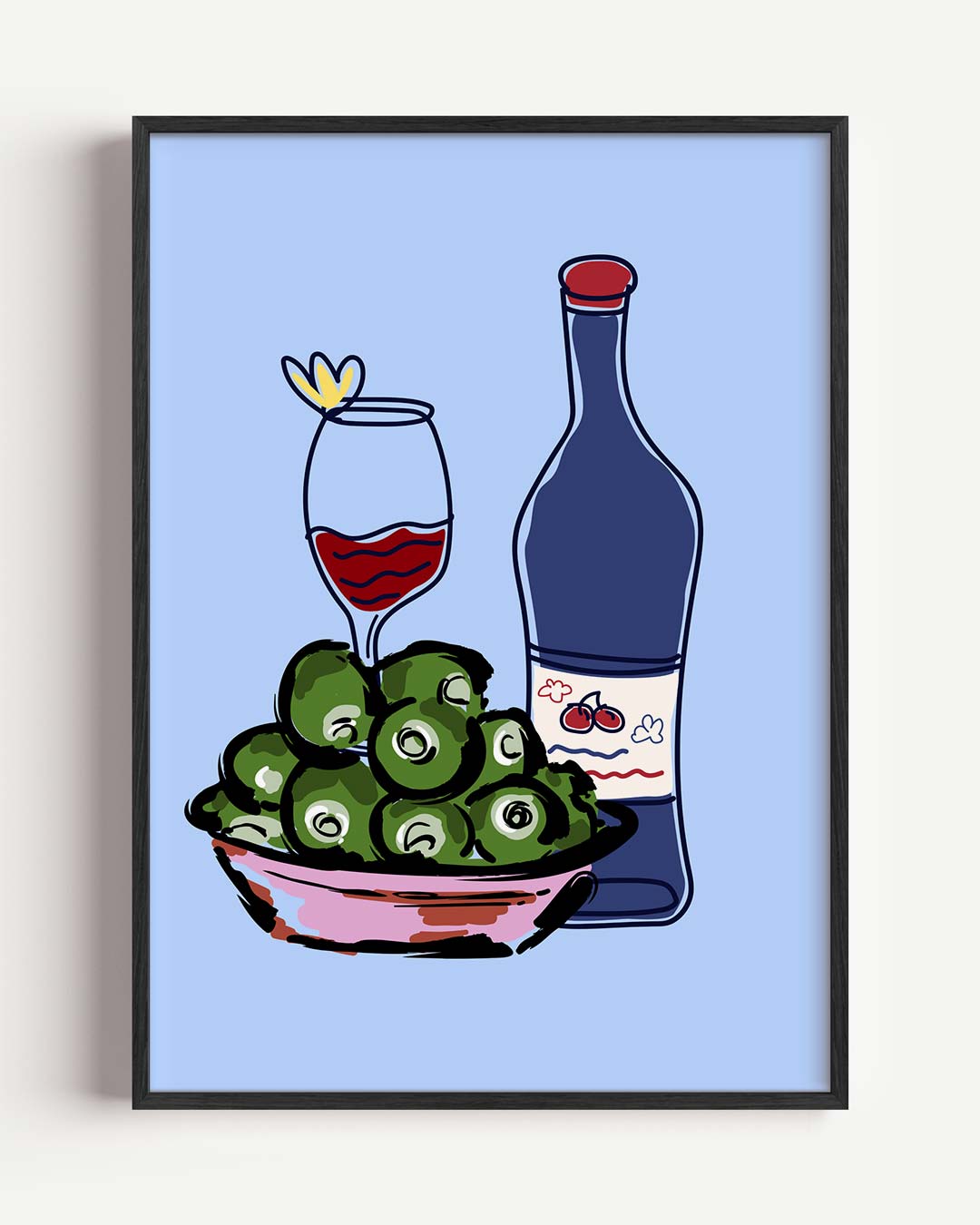 Gezellige Borrel Avond Poster-WallArtistic