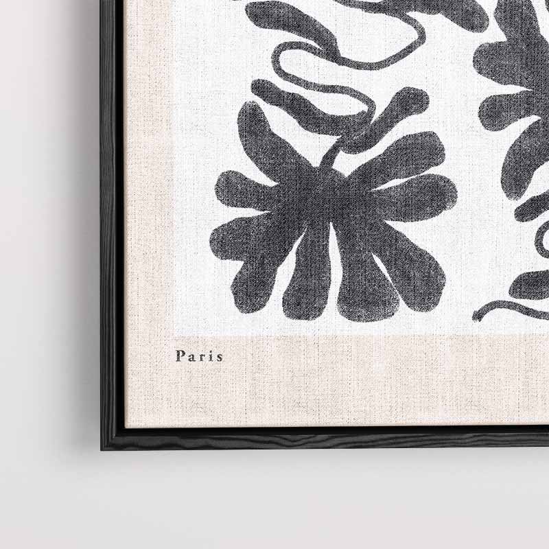 Abstracte Bloemvormen Illustratie Kunstwerk-canvas-dibond-plexiglas-wanddecoratie-WallArtistic