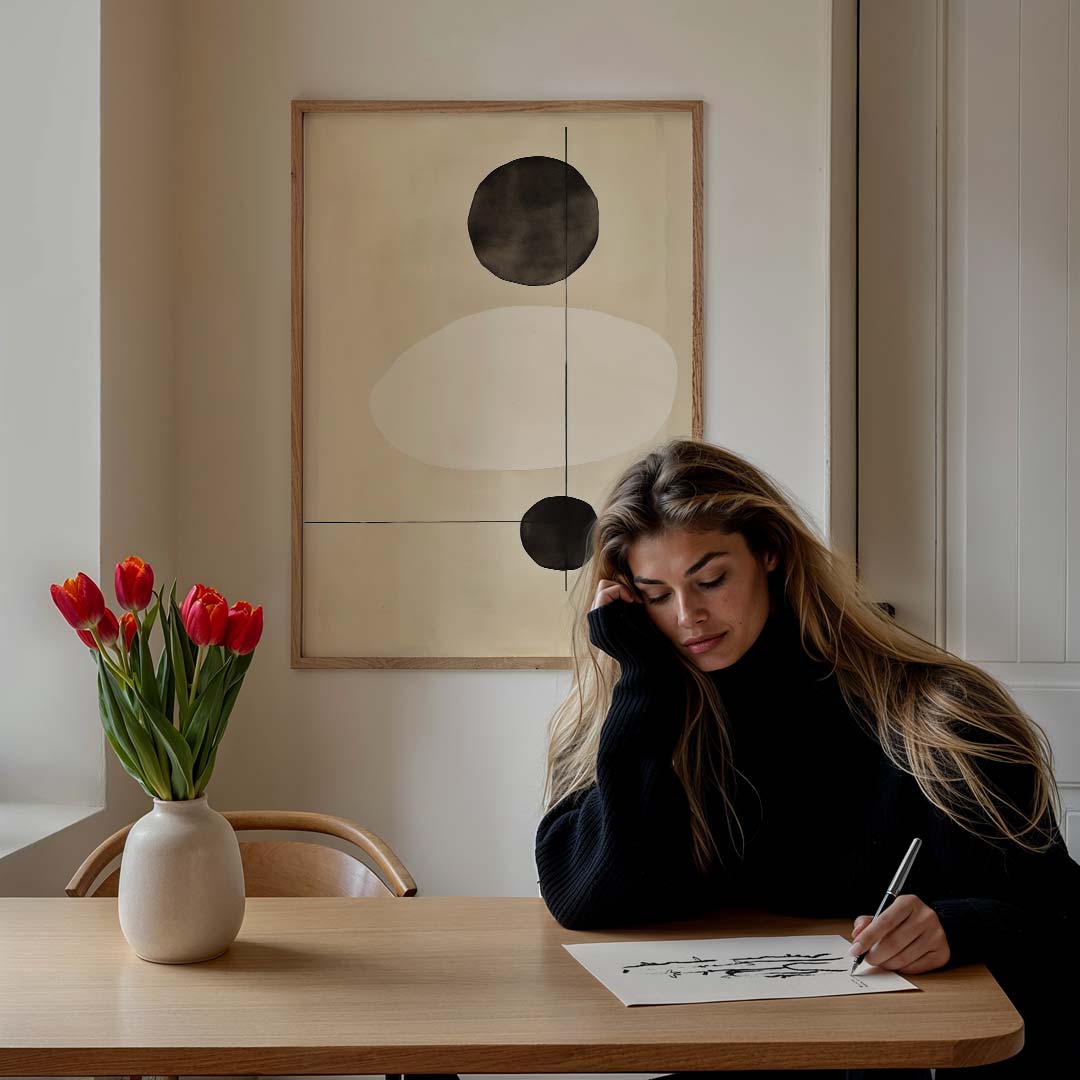 Minimalistische Geometrische Poster-WallArtistic