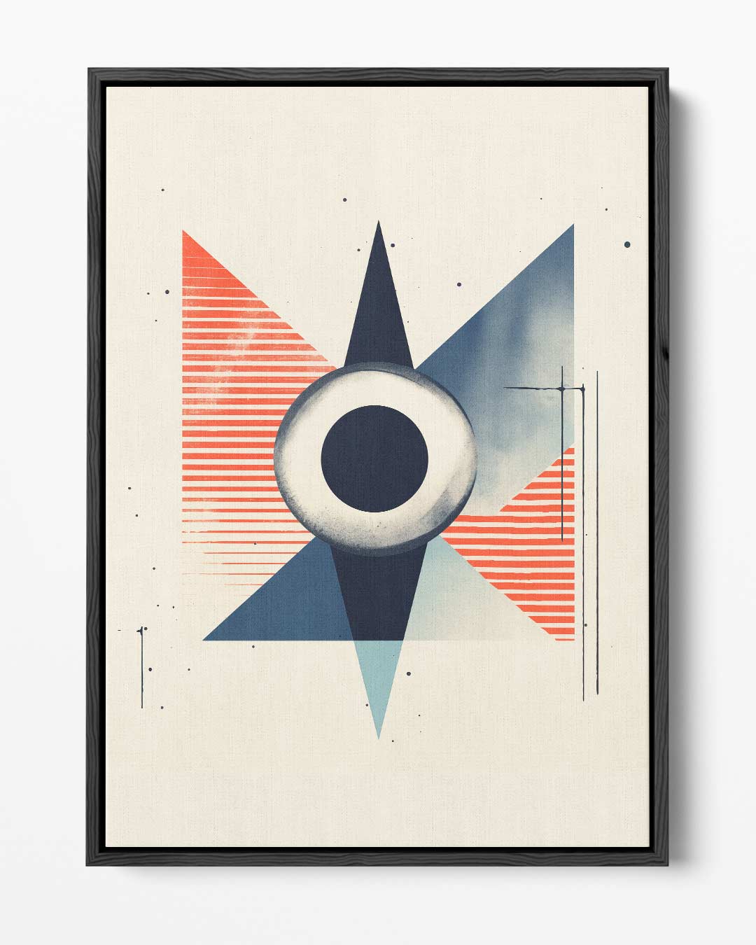 Geometrische Vortex Kunstwerk-canvas-dibond-plexiglas-wanddecoratie-WallArtistic