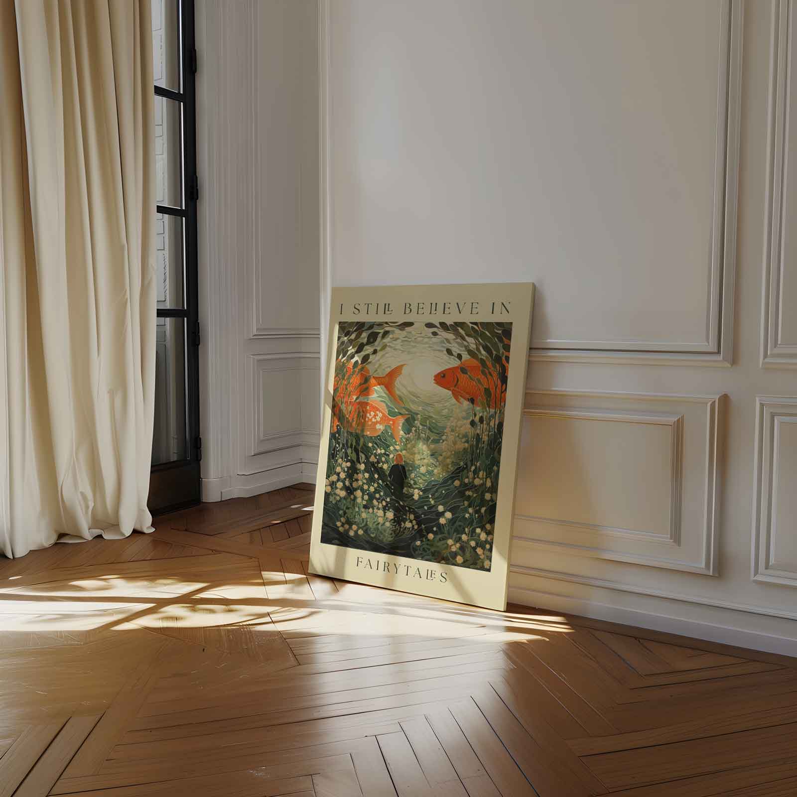 Droomwereld in de Onderwaterwereld Kunstwerk-canvas-dibond-plexiglas-wanddecoratie-WallArtistic
