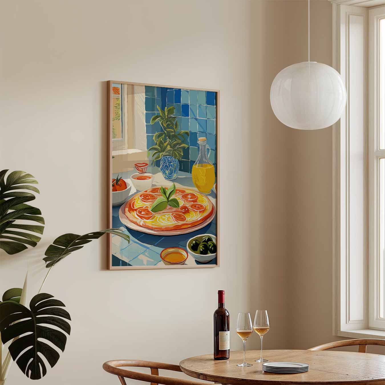 Mediterrane Keuken Poster-WallArtistic