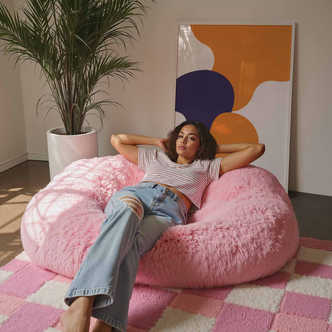 Kleurrijke Abstracte Vormen Poster-WallArtistic