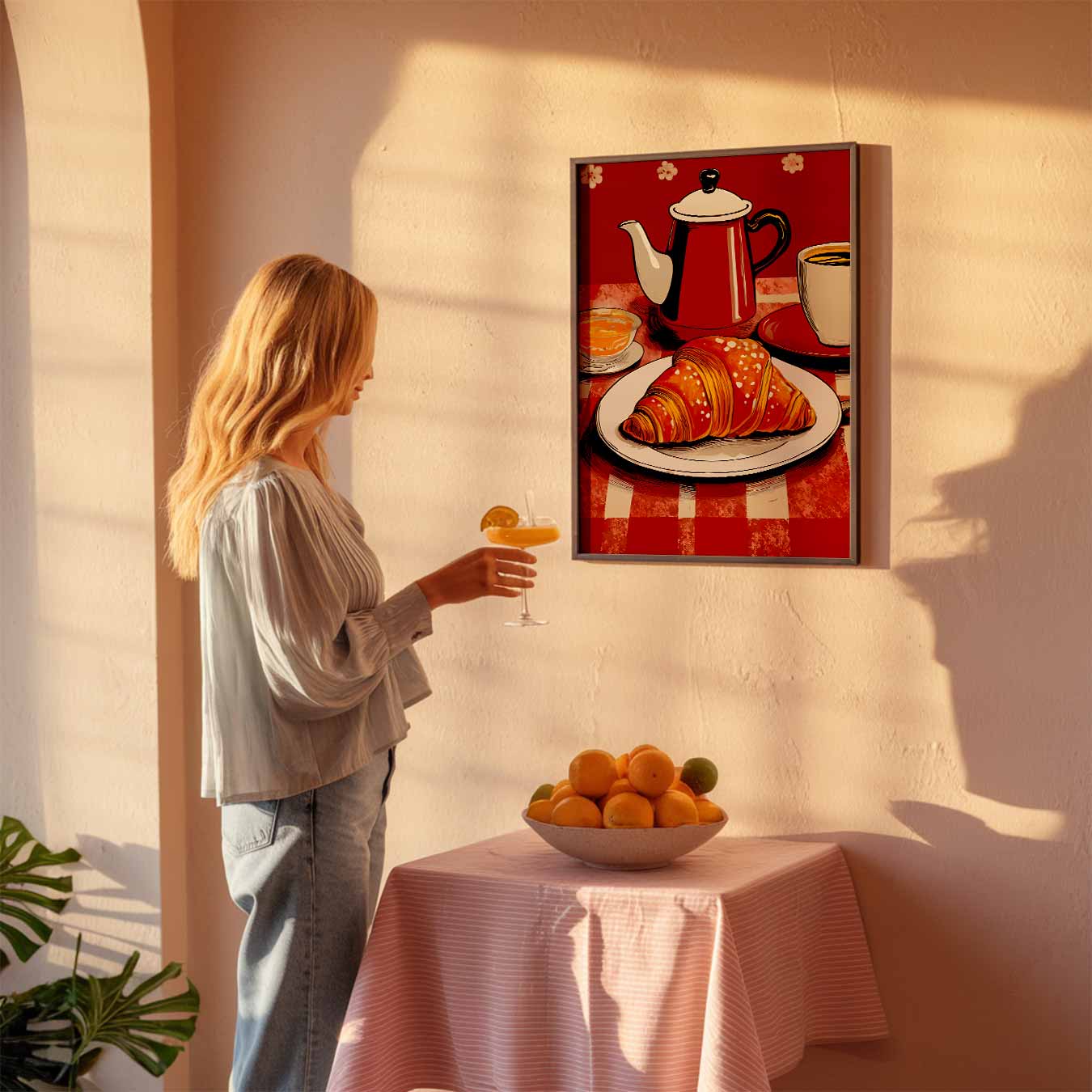 Franse Ontbijt Sfeerposter