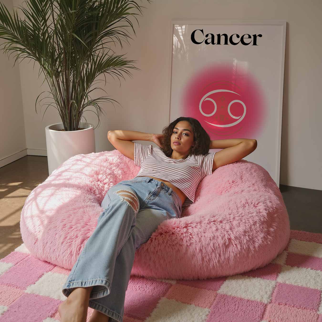 Inspirerende Kreeft Astrologieposter-WallArtistic