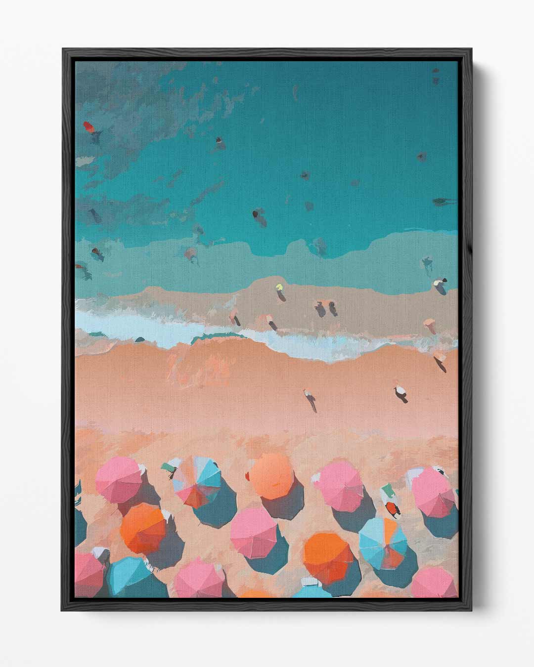 Zomers Strandavontuur Kunstwerk-canvas-dibond-plexiglas-wanddecoratie-WallArtistic