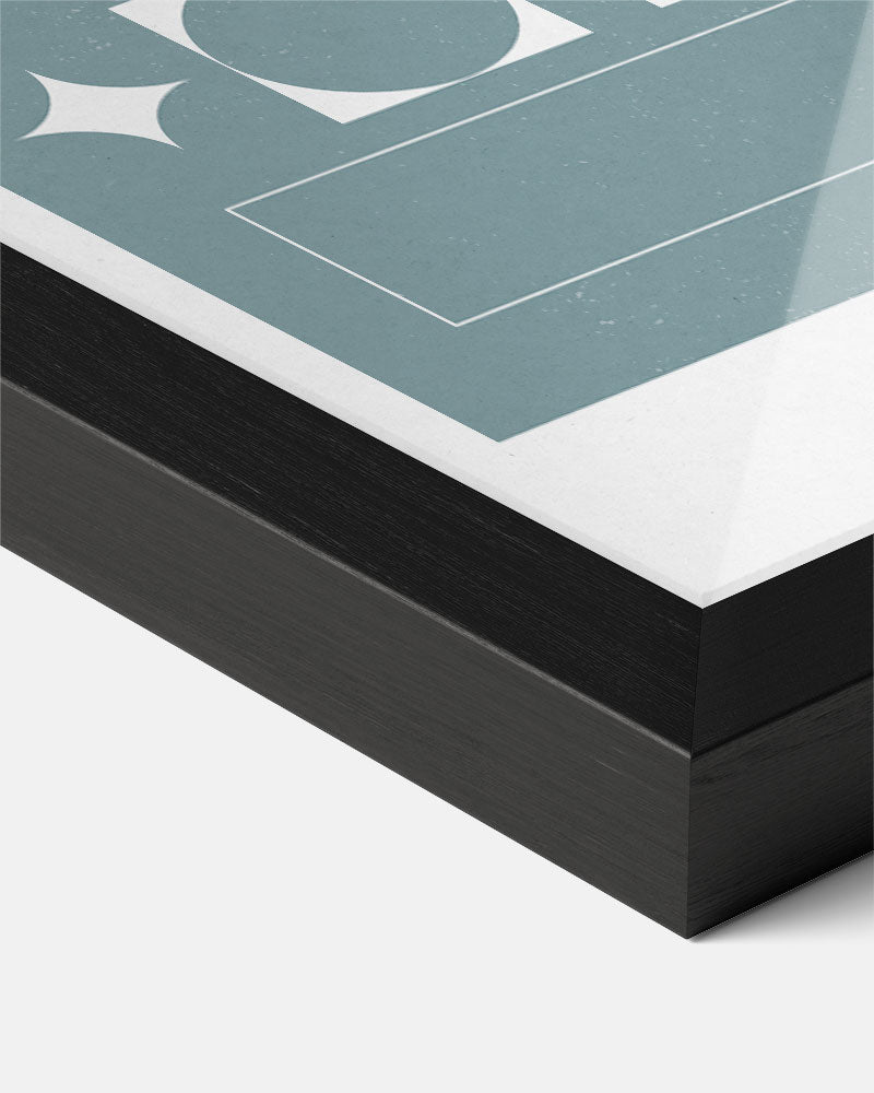 Abstracte Stervormen Wandposter-WallArtistic