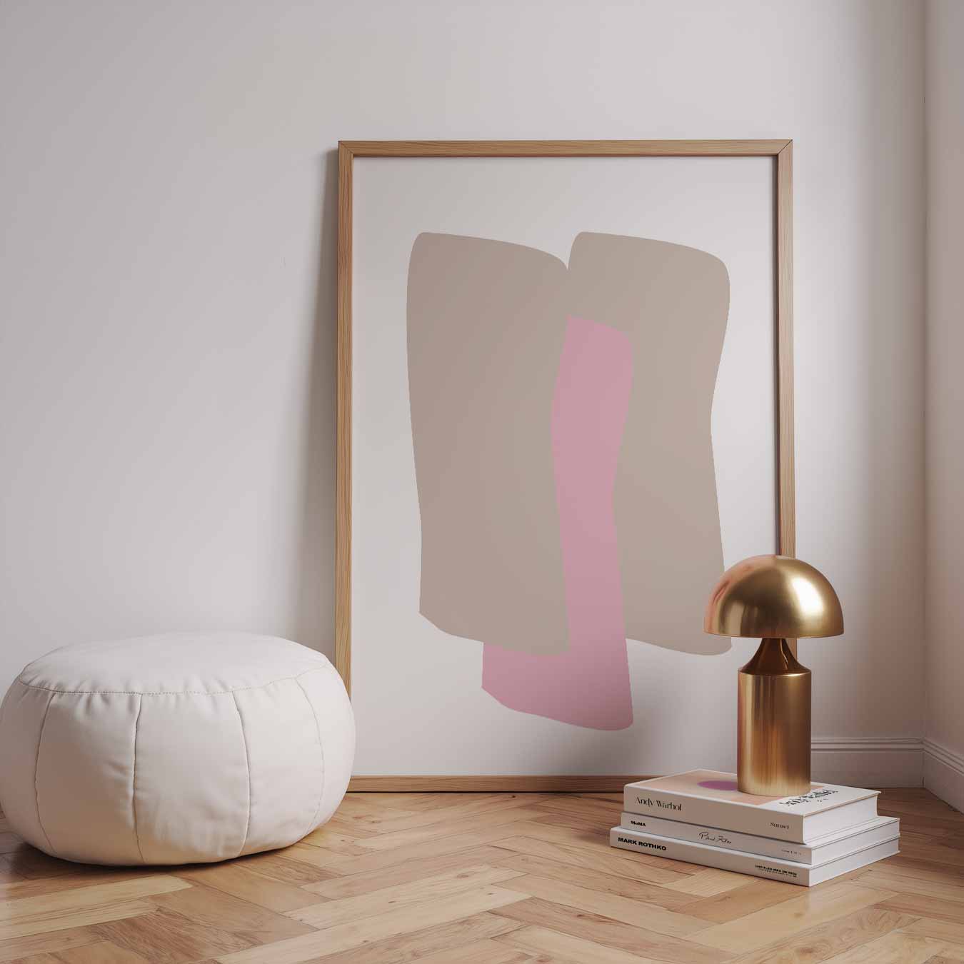 Abstracte Elegantie Poster