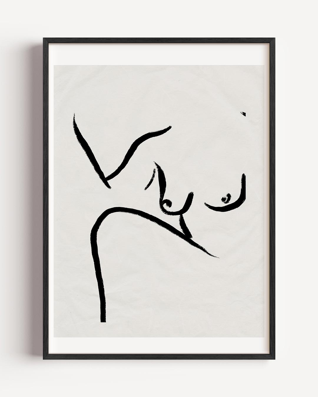 Minimalistische Lichamen Kunstposter-WallArtistic