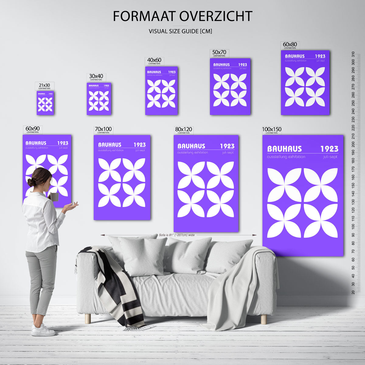 Vorm en kleur Poster