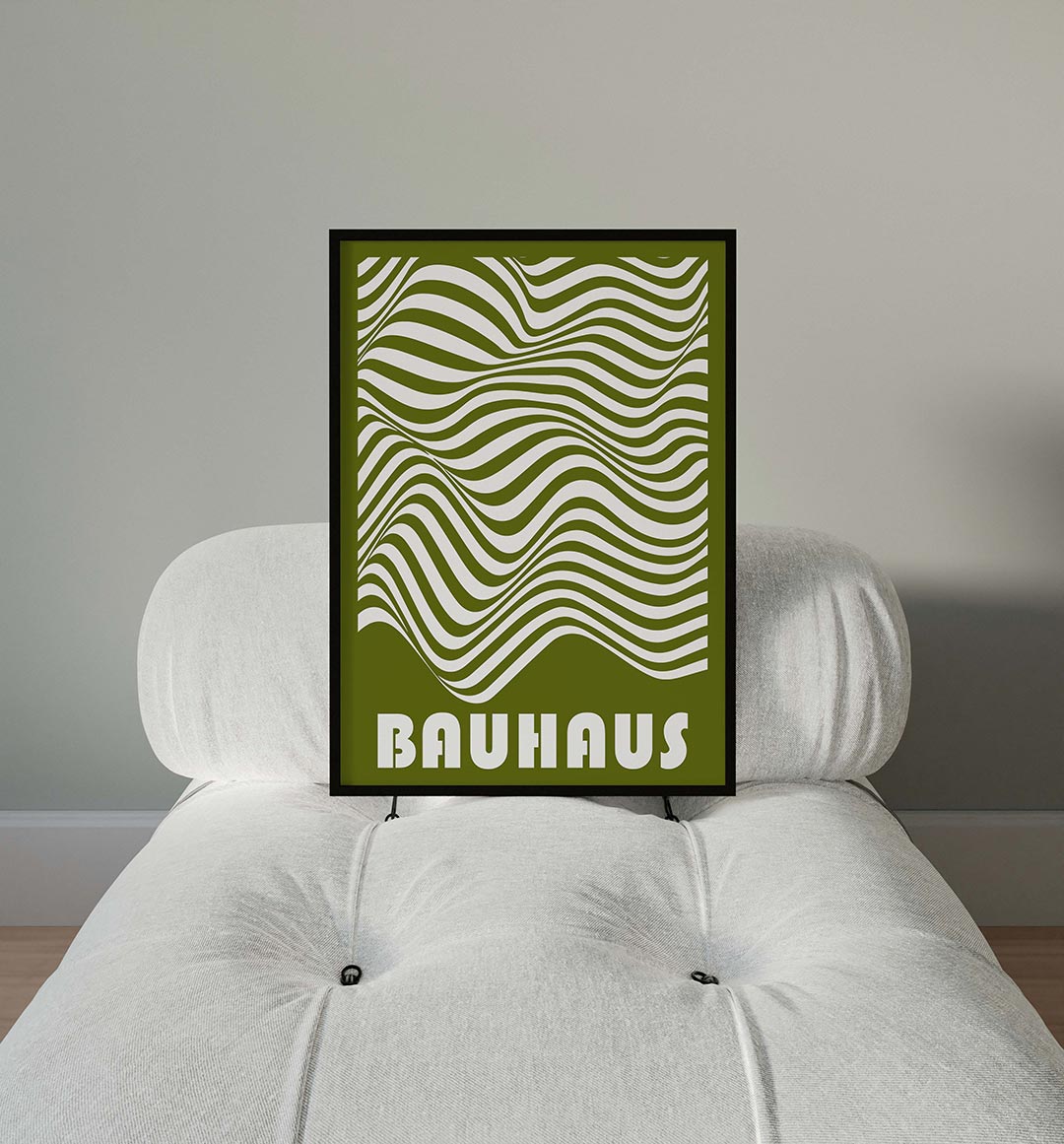 Golvend lijnenspel Poster