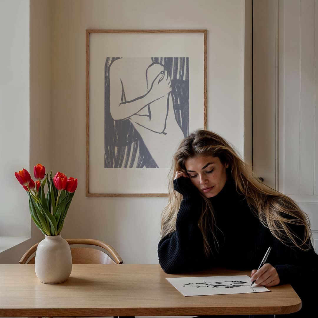 Minimalistische Elegantie Poster-WallArtistic