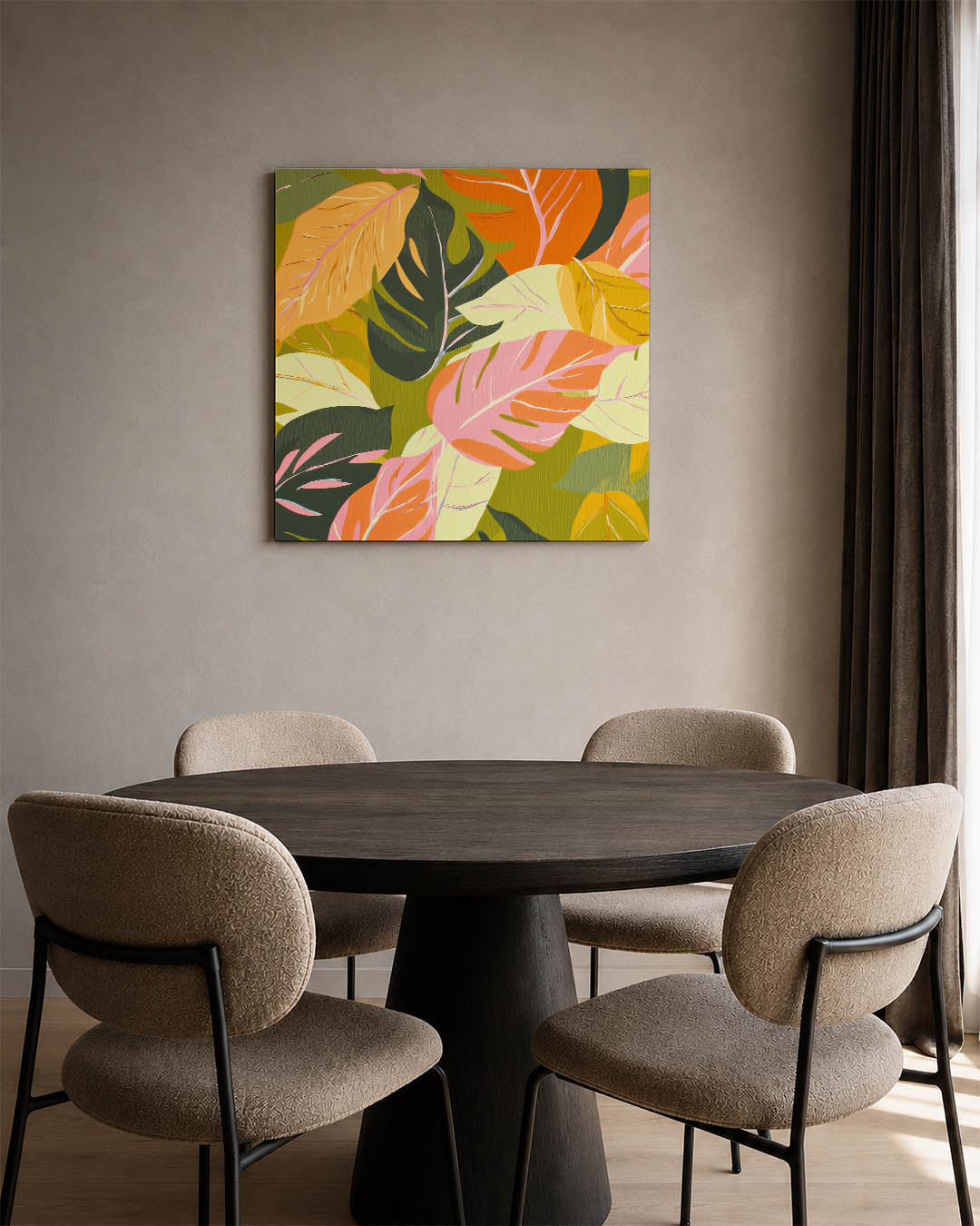 Vrolijke bladeren Kunstwerk