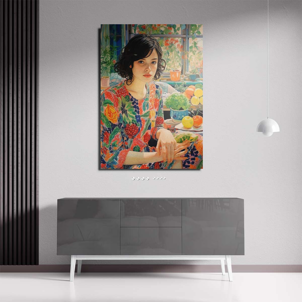 Kleurrijke Zomer Droom Kunstwerk-canvas-dibond-plexiglas-wanddecoratie-WallArtistic