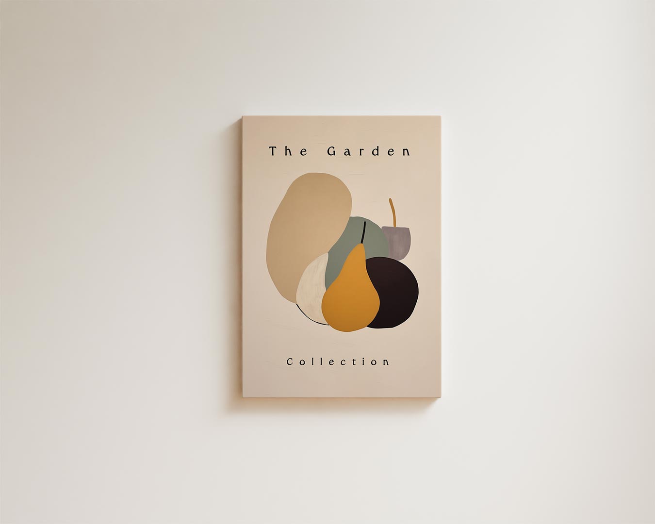 Organische Vormen in de Tuin Kunstwerk-canvas-dibond-plexiglas-wanddecoratie-WallArtistic