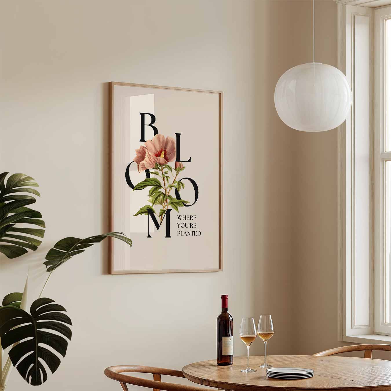 Bloemen Inspiratie Poster