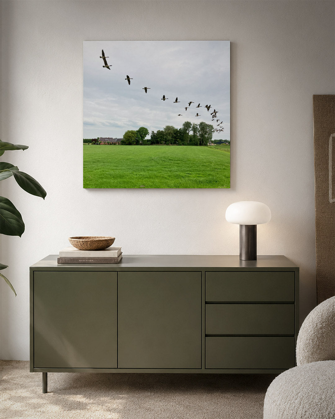Vliegende vogels Kunstwerk