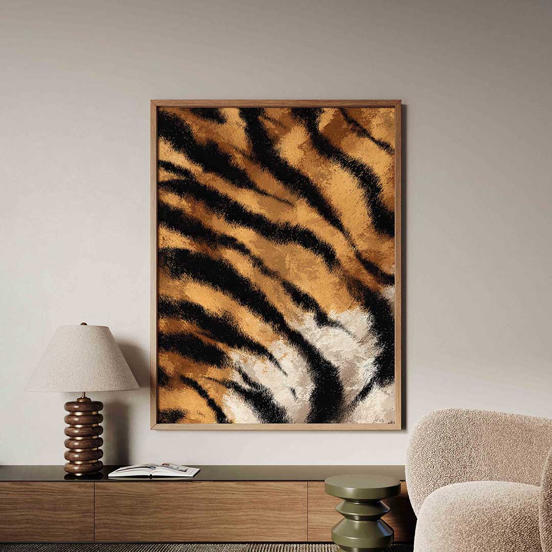 Tijgerprint Poster