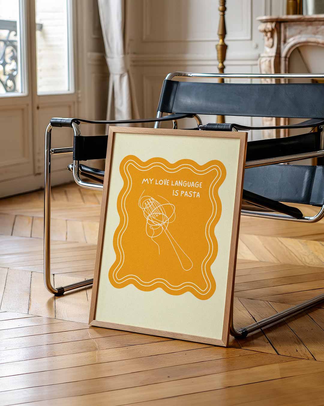 Pasta Love Language Poster