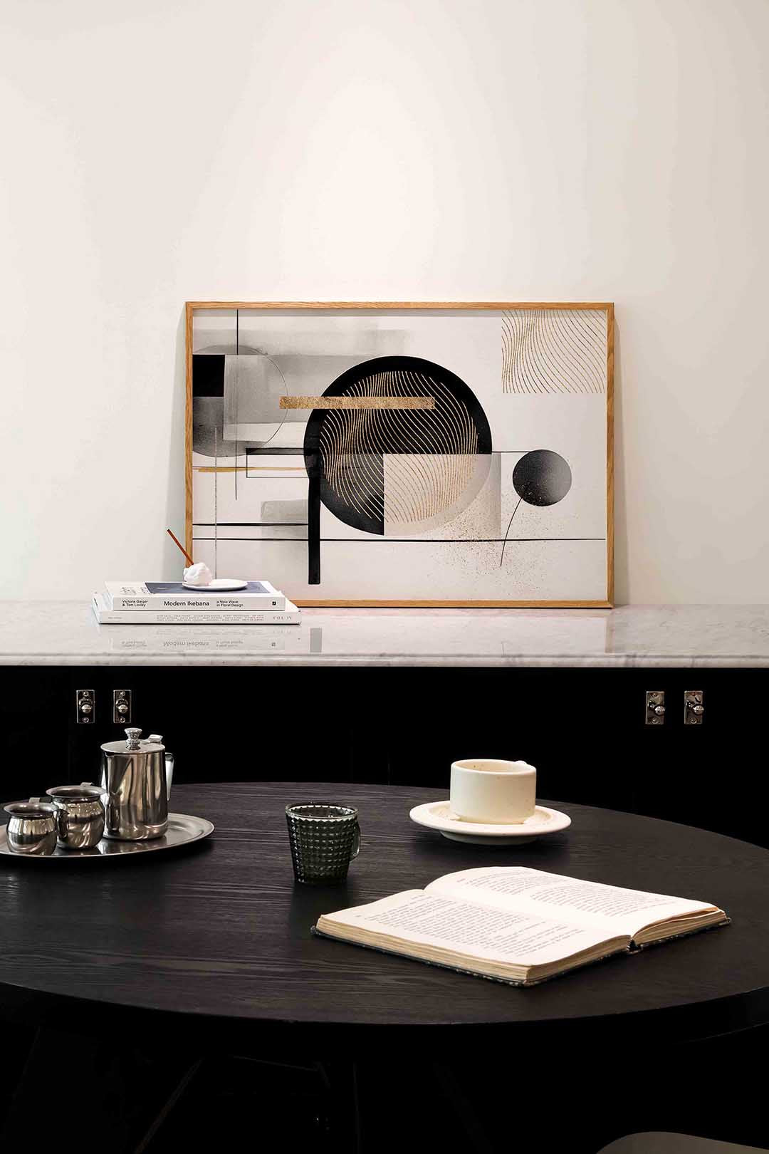 Abstracte geometrische vormen Poster