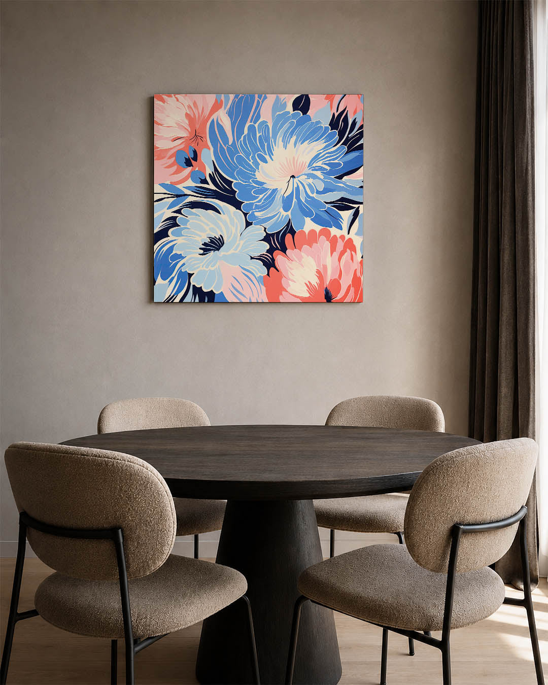 Bloemrijke vormen Kunstwerk