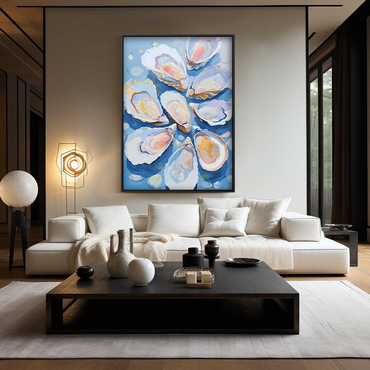 Oesters in Kunst Kunstwerk-canvas-dibond-plexiglas-wanddecoratie-WallArtistic