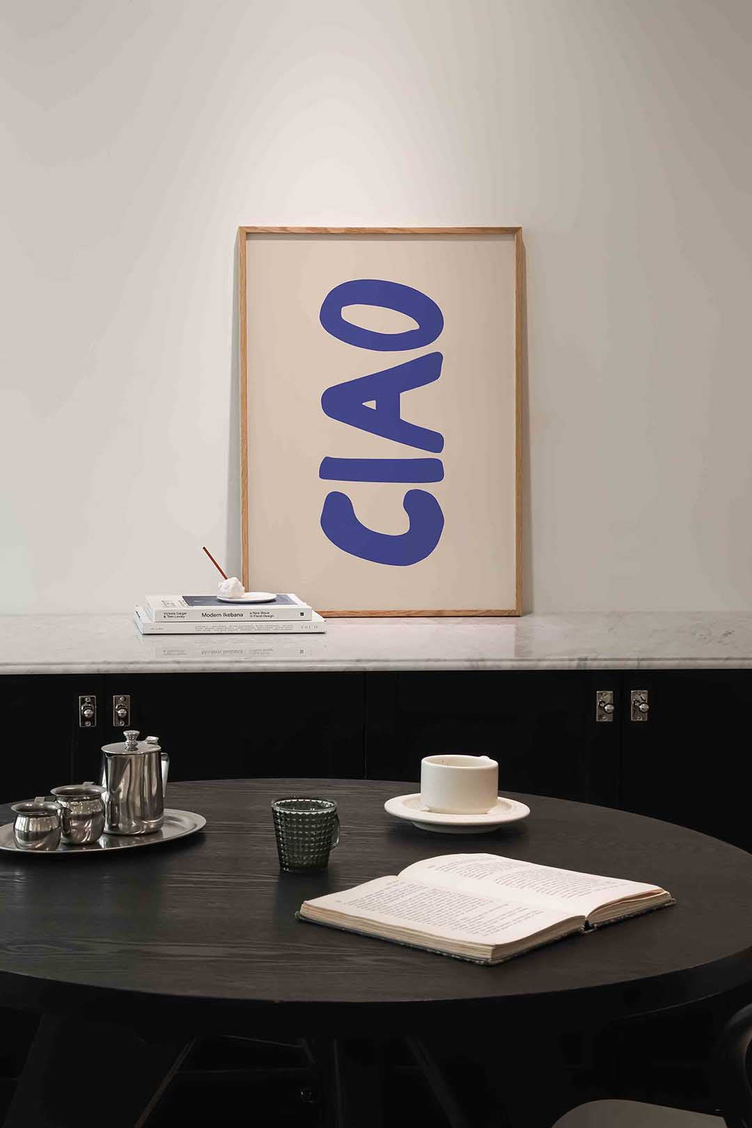 Ciao typografie Poster