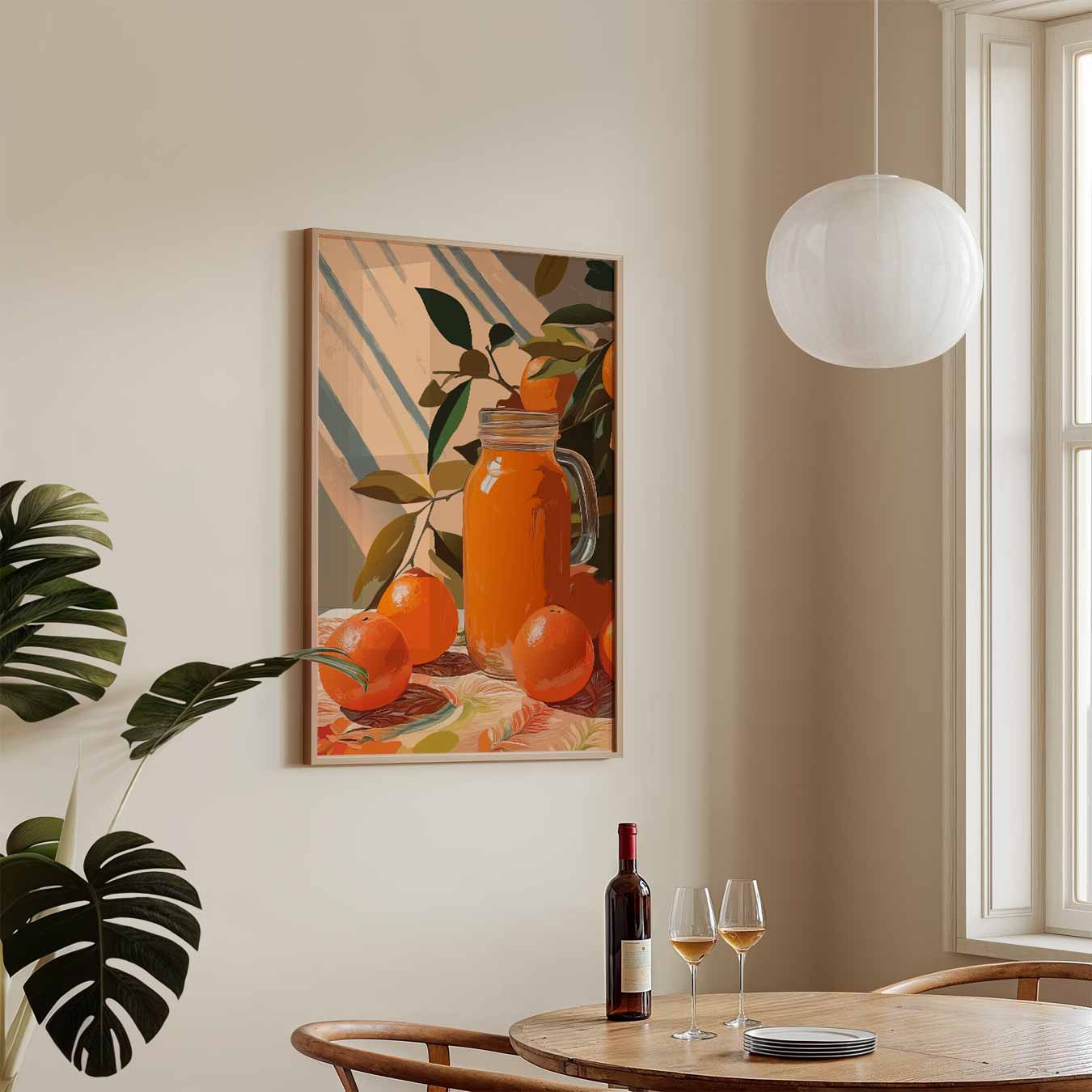Mandarijn Droom Poster-WallArtistic