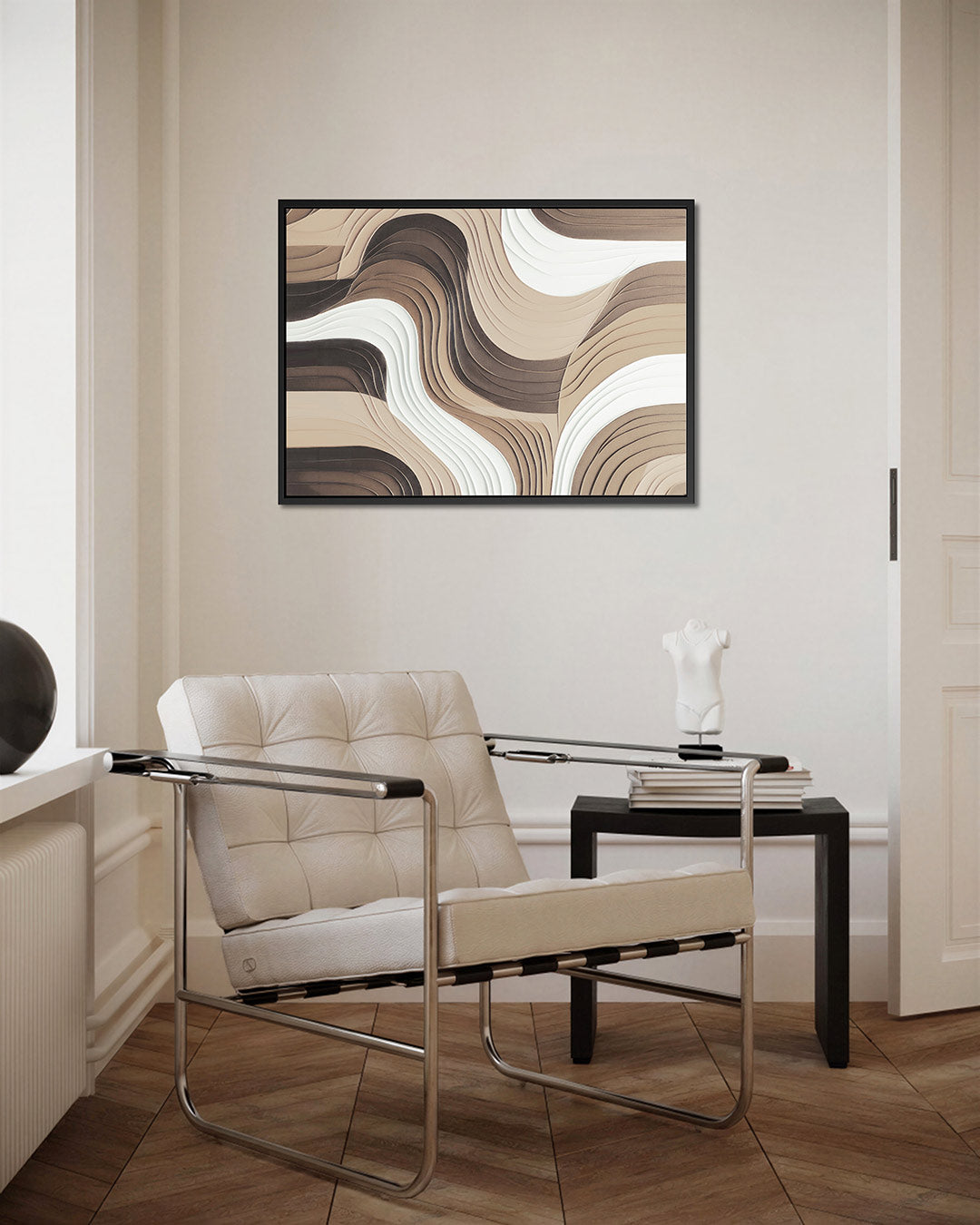 Golvende lijnen Kunstwerk