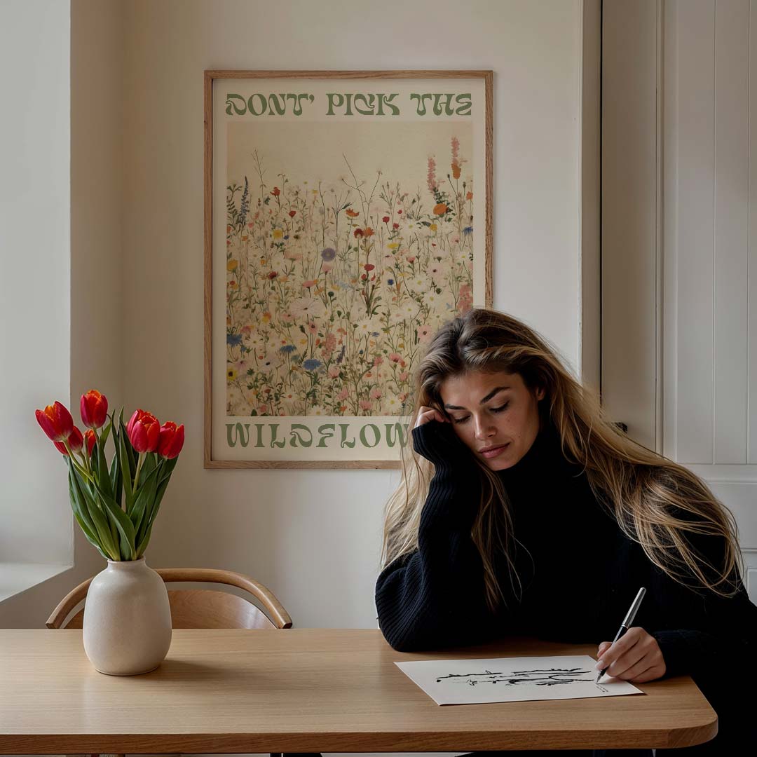 Wilde Bloemen Poster-WallArtistic