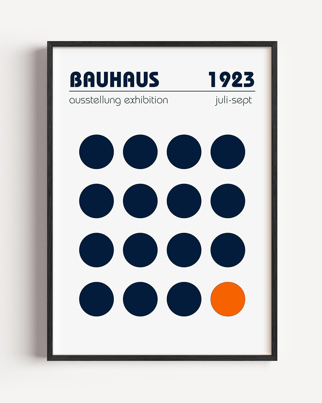 Cirkelpatroon en kleur Poster