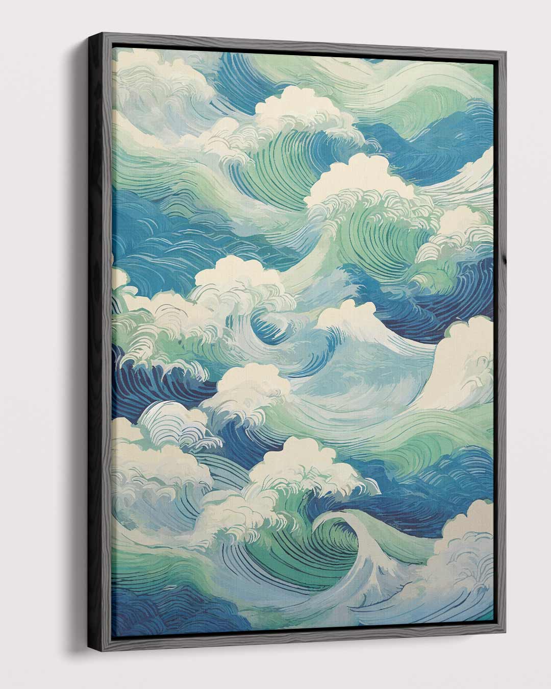 Golven van Kleuren Kunstwerk-canvas-dibond-plexiglas-wanddecoratie-WallArtistic