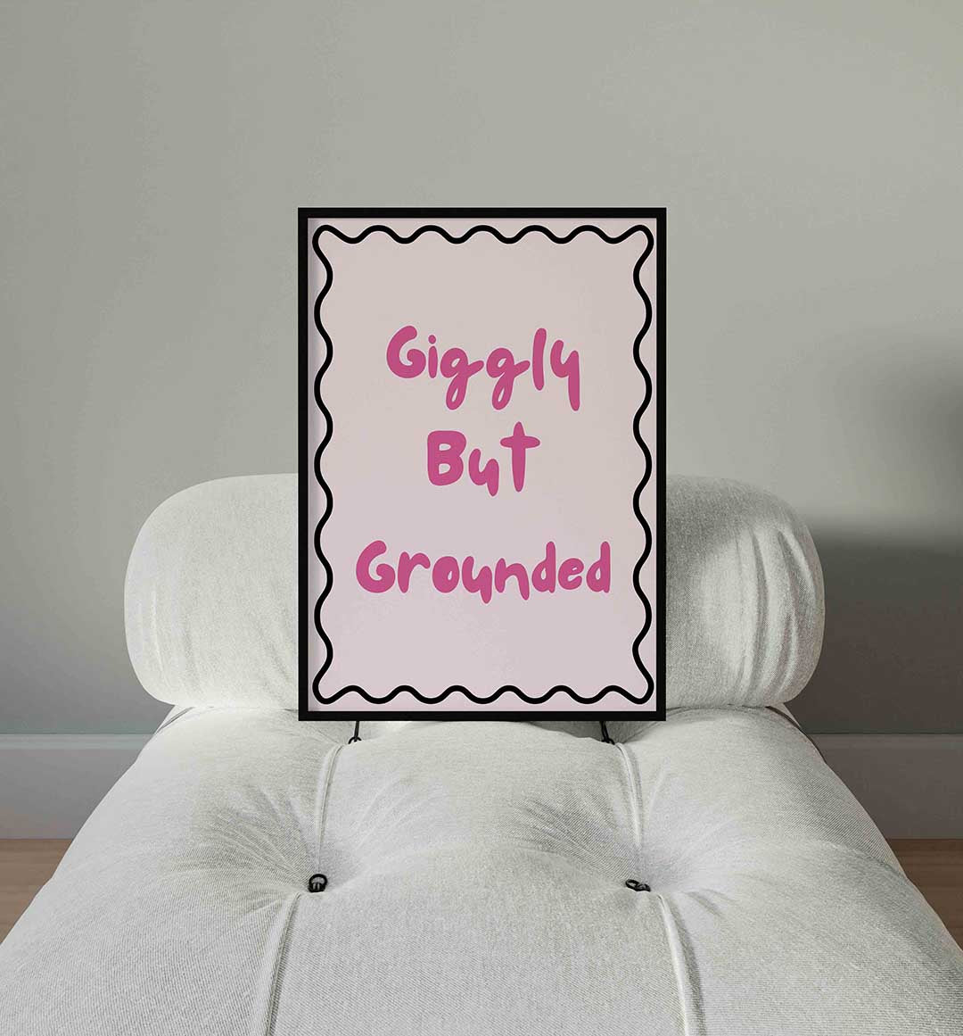 Giggly but grounded Poster