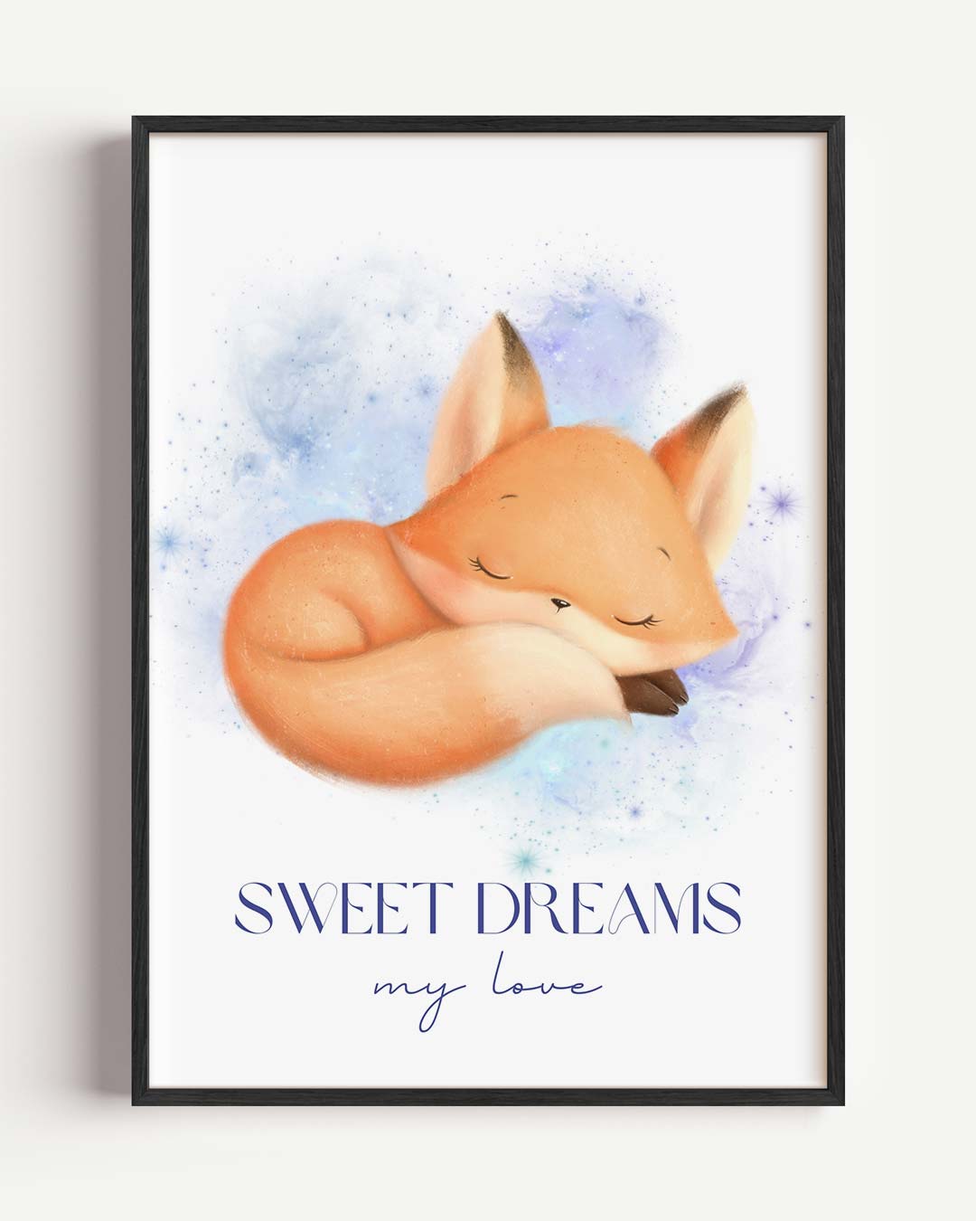 Dromerige Vos Poster-WallArtistic