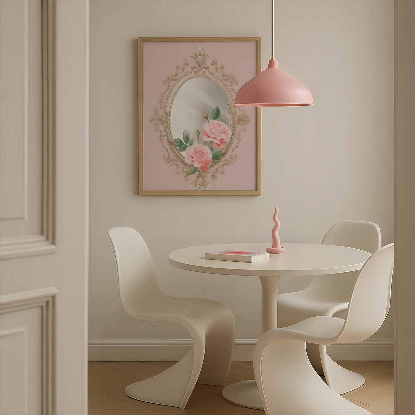 Romantische Rozen Spiegelposter