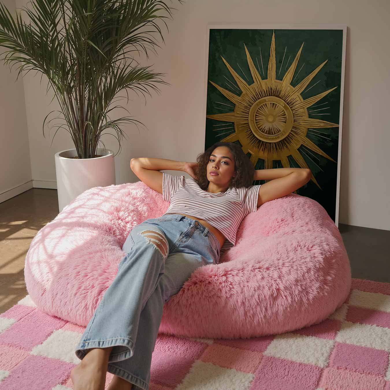 Stralende Zon en Maan Poster