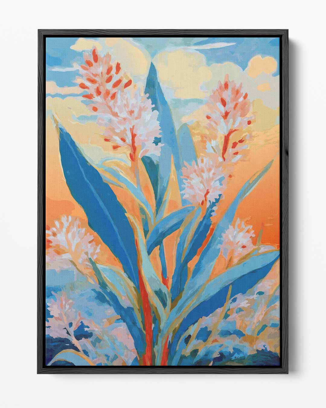 Kleurrijke Bloemenpracht Kunstwerk-canvas-dibond-plexiglas-wanddecoratie-WallArtistic