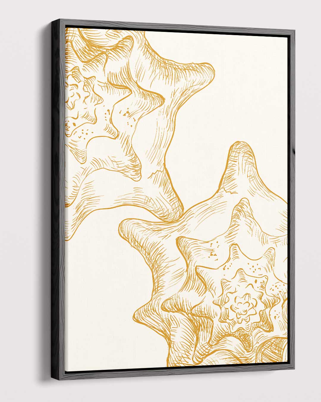 Sterrenpatroon Illustratie Kunstwerk-canvas-dibond-plexiglas-wanddecoratie-WallArtistic