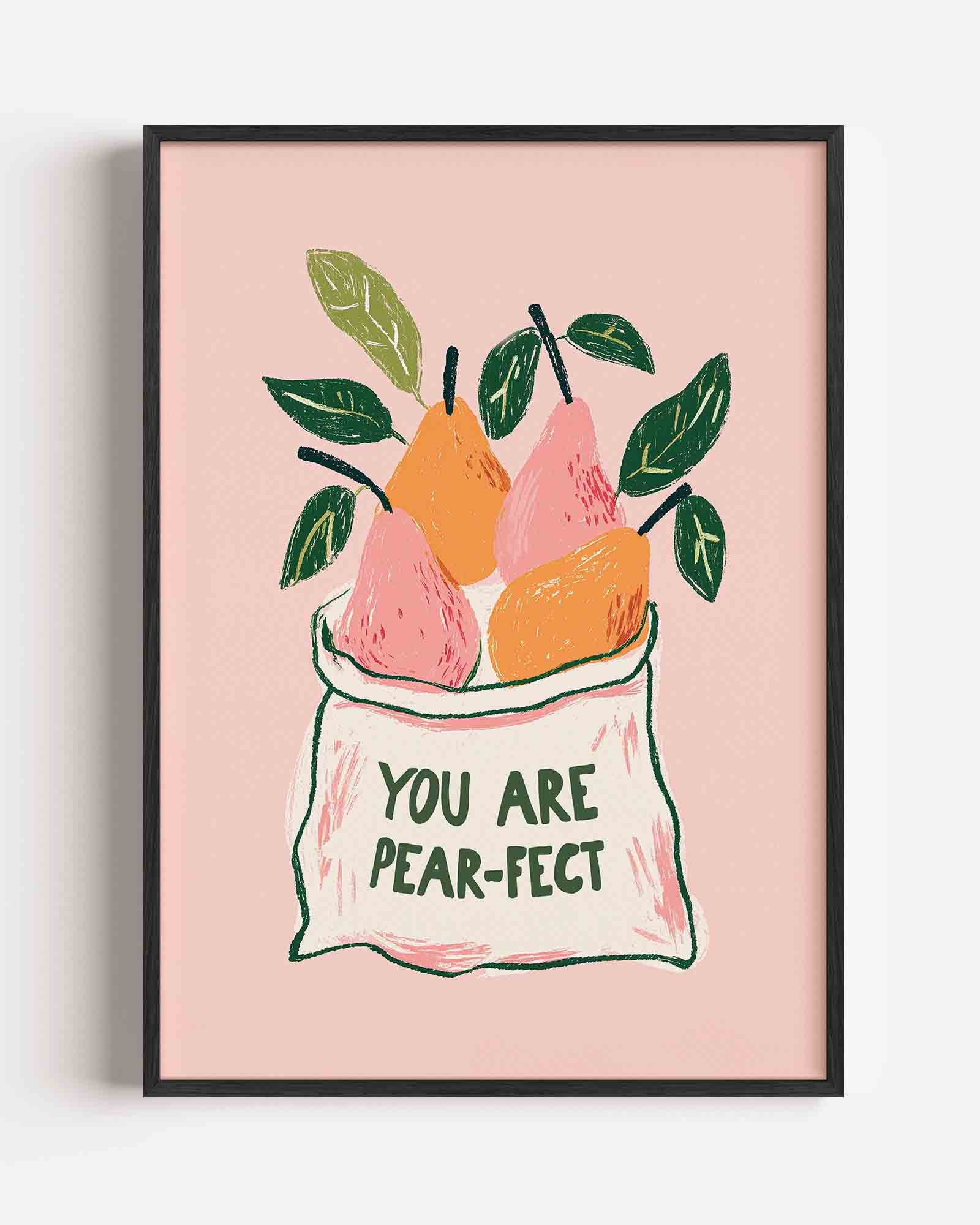 Peren en tekst Poster
